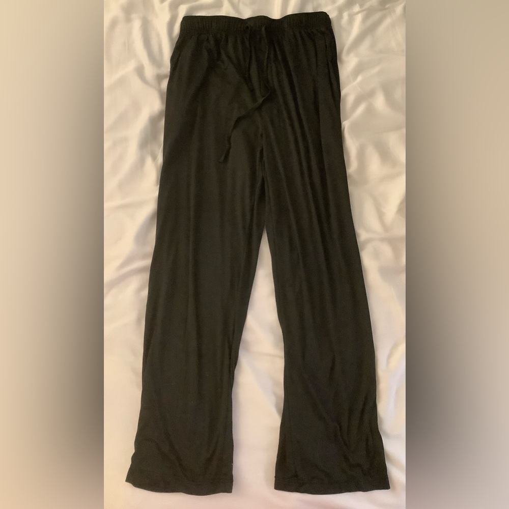32 degrees cool sleepwear small men’s black pants pajamas